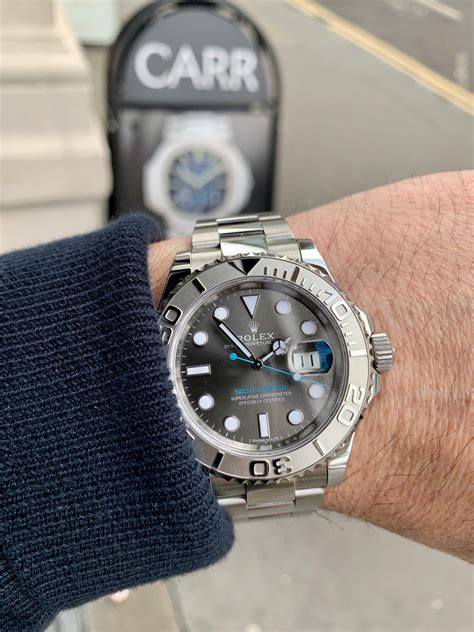 rolex 40mm platinum|Rolex yacht master 40 price.